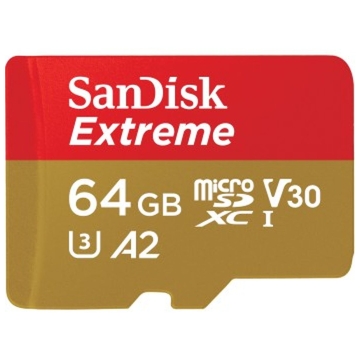 Extreme MicroSDXC 64GB+SD Adapter 170MB