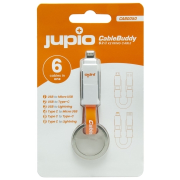 Cablebuddy 6 In 1 Keyring Cable