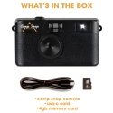CS-V105 Digital Retro Camera Stealth 8MP Black