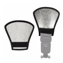 Photo flash reflector