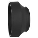 Rubber Lens Hood w/ Metalen Ring 62mm M-6220