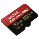 MicroSDXC Extreme Pro 32GB V30 95MB/s + Adapt