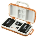 Batmem Case For 2X Camera Battery + 14 Memory Cards