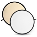 Soft Gold & White Reflector Disc - 60cm