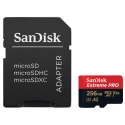 Extreme Pro MicroSDXC 256GB+SD Adapter A