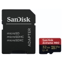 MicroSDXC Extreme Pro 32GB V30 95MB/s + Adapt