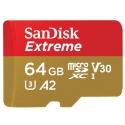 Extreme MicroSDXC 64GB+SD Adapter 170MB