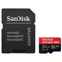 MicroSDXC Extreme Pro 32GB V30 95MB/s + Adapt