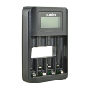 USB 4-SLOTS Battery Fast Charger LCD