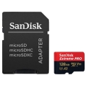 Extreme Pro MicroSDXC 128GB+SD Adapter A