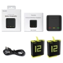 Triple Battery Charger Box + 2x Accu GoPro 9/10/11