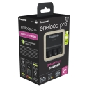 CC55 Fast Charger w/ 4X AA 2500 mAh Eneloop Pro