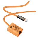 USB-C To NP-FW50 Dummy Battery Cable (PD-FW50)