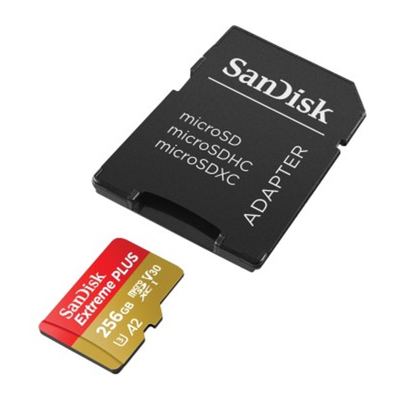 Extreme Plus MicroSDXC 256GB+SD Adapter