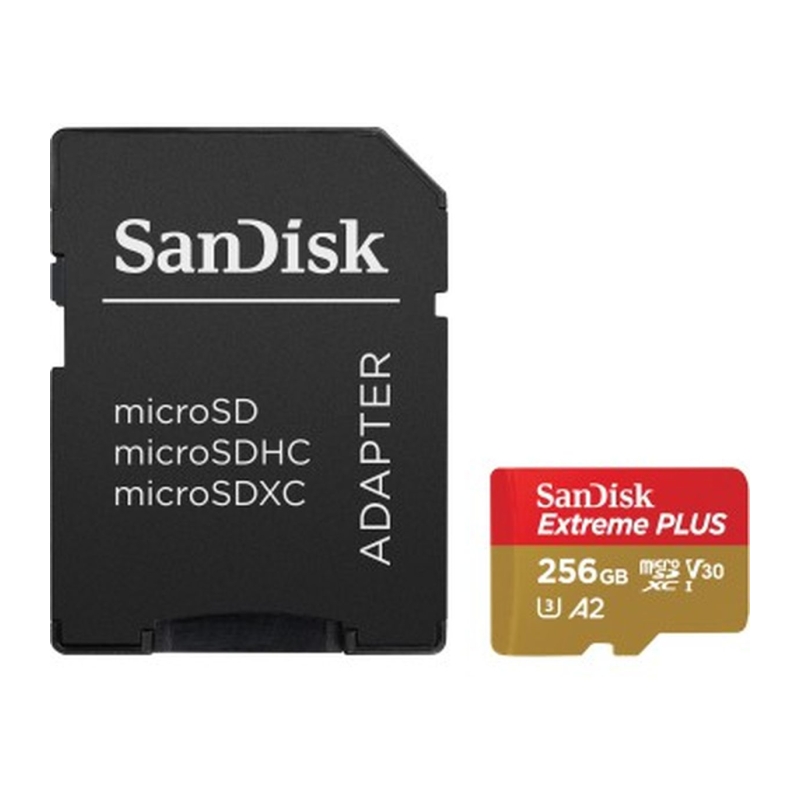 Extreme Plus MicroSDXC 256GB+SD Adapter