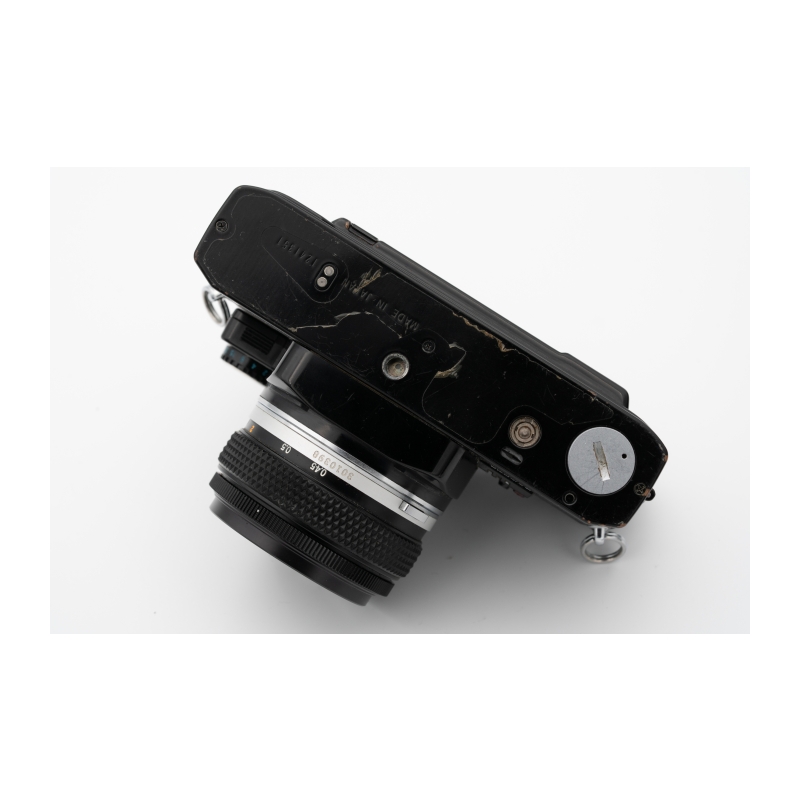OM 10 zwart met 50mm 1.8 - Occasion